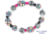 Perles rondes Millefiori - 50 perles - Perles Pâte polymère – 10doigts.fr
