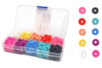 Valisettes de perles heishi - 20 couleurs vives - Perles Heishi et coquillages – 10doigts.fr