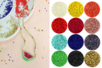 Perles en verre, tissage Peyote - Set de 12 couleurs - Tissage de perles – 10doigts.fr