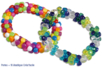 Perles tripodes translucides - 250 perles - Perles en plastique – 10doigts.fr