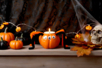 Photophores citrouilles d'Halloween - Pâtes à modeler autodurcissantes – 10doigts.fr