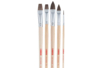 Pinceaux poils de bœuf, manche long - Pinceaux et brosses pour peinture acrylique – 10doigts.fr