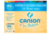 Pochette Canson Mi-Teintes - 12 Couleurs Vives assorties - Papiers couleurs – 10doigts.fr