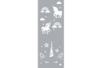 Pochoir motifs licorne et arc-en-ciel - 15 x 40 cm - Pochoirs muraux – 10doigts.fr