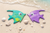 poisson peinture propre enfants - Activités manuelles moins de 3 ans – 10doigts.fr