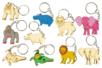 Porte-clés animaux en bois - Set de 5 - Porte-clefs en bois – 10doigts.fr