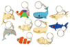 Porte-clés en bois "Animaux de la mer" - 5 animaux - Porte-clés – 10doigts.fr