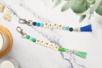 Valisette de perles en camaïeu - 200 perles - Perles Acrylique – 10doigts.fr