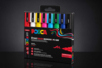  POSCA Brush – Pochette de 8 marqueurs pinceau beaux arts - Marqueurs POSCA : la référence mondiale de la peinture nomade – 10doigts.fr