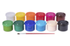 Gouaches en pot - 12 couleurs - Peinture gouache liquide – 10doigts.fr