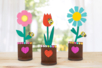 Pot Fleur Bois Printemps - Home Déco – 10doigts.fr