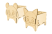 Pots à crayons panda et renard - Set de 2 - Pots à crayons – 10doigts.fr