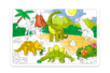 Grand  Puzzle Dinosaures à colorier - Puzzle – 10doigts.fr