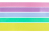 Rubans couleurs pastel - Set de 5 - Rubans décoratifs – 10doigts.fr