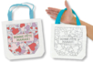 Sac à colorier "Bonne Fête Maman" - Supports tissus – 10doigts.fr