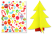 Sapin 3D à décorer avec des gommettes - Kits activités Noël – 10doigts.fr