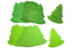 Sapins en caoutchouc mousse - 30 pièces - Suspensions et boules de Noël – 10doigts.fr
