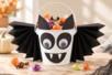 seau à bonbons halloween chauve souris - Activités manuelles Halloween – 10doigts.fr