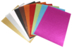 Feuilles pailletées 24 x 34 cm - 10 couleurs - Papiers à effets – 10doigts.fr