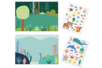 set de 2 décors plus décors mer et foret - Kits créatifs avec gommettes : le plein d’idées pour les petits artistes – 10doigts.fr