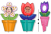 Cadres photo fleurs à colorier - 16 cadres - Supports à colorier – 10doigts.fr