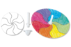 Toupies à colorier - Set de 4 - Supports à colorier – 10doigts.fr