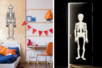 Squelette géant phosphorescent et articulé - Halloween – 10doigts.fr