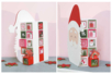 Stickers calendrier de l'avent Santa - Calendriers de l'Avent à décorer – 10doigts.fr