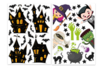 Stickers d'Halloween vitrostatiques - 170 stickers - Kits créatifs Halloween – 10doigts.fr