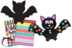 Suspensions chauve-souris - 6 suspensions - Kits créatifs Halloween – 10doigts.fr