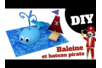 Tableau 3D : Baleine et bateau pirate - Tableaux – 10doigts.fr