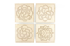 Tableaux fleurs en bois  - Puzzles – 10doigts.fr