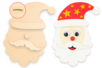 Grand Père Noël à accrocher - Décorations de Noël en bois – 10doigts.fr