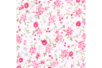 Coupon de tissu imprimé fleurs roses - 43 x 53 cm - Coupons de tissus – 10doigts.fr