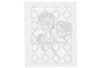 Toile Les roses - Peinture aux numéros – 10doigts.fr