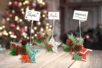 Motifs de Noël en bois décoré - 8 pièces - Déco en bois peints – 10doigts.fr