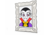 Vampire trompe l'oeil coloriage - Activités manuelles Halloween – 10doigts.fr