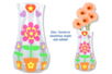 Vase souple à décorer - Plastique Transparent – 10doigts.fr