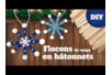 Flocons de neige en bâtonnets - Tutos Hiver – 10doigts.fr