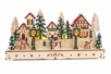 village de Noël en bois à peindre - Crèches et villages de Noël à fabriquer – 10doigts.fr