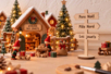 VILLAGE DE noel miniature - Univers Miniature : maison de poupée et miniatures – 10doigts.fr