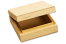 Boite carrée en bois - 10 cm - Boîtes et coffrets - 10doigts.fr