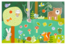 Gommettes “Les animaux de la forêt” + décor - Gommettes Saisons - 10doigts.fr