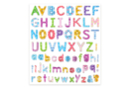 Gommettes Lettres alphabet - 67 pcs - Gommettes Alphabet, messages - 10doigts.fr