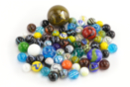 Billes en verre - filet de 500 gr - Jeux d’extérieur - 10doigts.fr