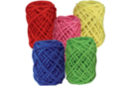 Bobines de jute naturelles - Set de 5 couleurs vives - Corde naturelle - 10doigts.fr
