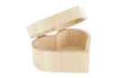 Boîte coeur en bois avec fermeture aimantée - Boîtes en bois - 10doigts.fr