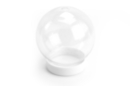 Globe en plastique transparent - Boule à neige, Cloche - 10doigts.fr