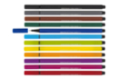 Feutres pointes fines calibrées - 12 pièces - Feutres pointes fines - 10doigts.fr
