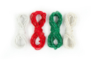 Ficelles cordelettes en coton métallisé - 4 couleurs - Fil coton, échevette - 10doigts.fr